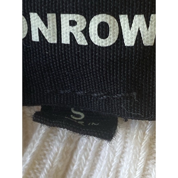 Monrow Soft Knit Rib Half Zip Collar Sweater Sz Small $174 - Picture 5 of 6